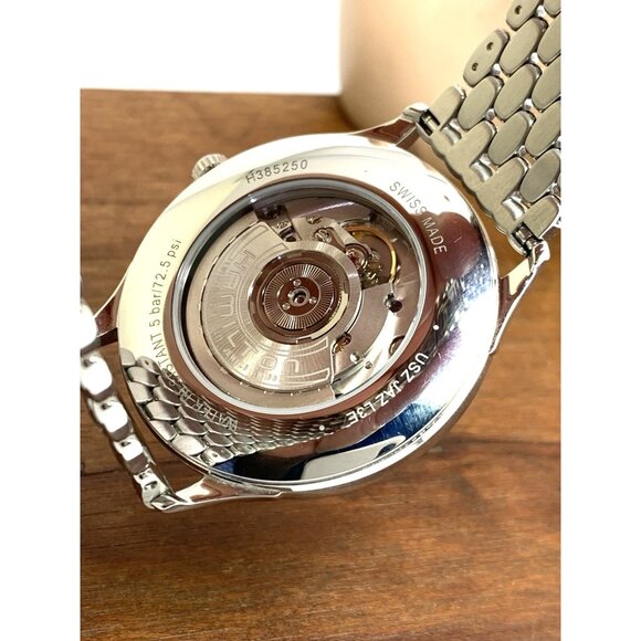 Hamilton Men's Watch H38525181 Jazzmaster Swiss Automatic Gray Dial Steel 40mm - Picture 7 of 15